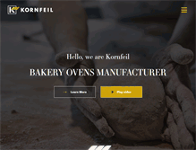 Tablet Screenshot of kornfeil.com